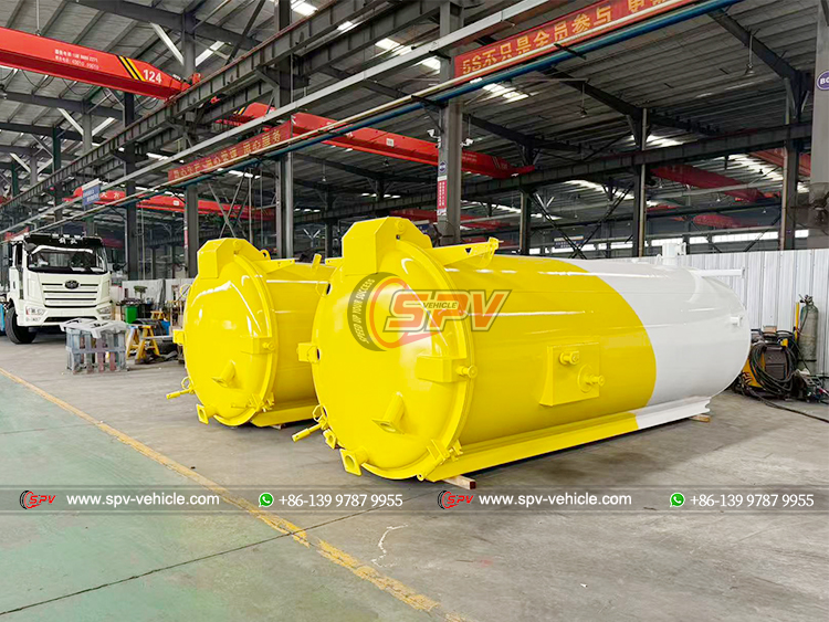 2 Units of Sewage Collection Tank are Ready in SPV Factory
